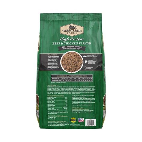 Buy Heartland Farms High Protein Dog Food, Beef & Chicken - 15 lbs from ...