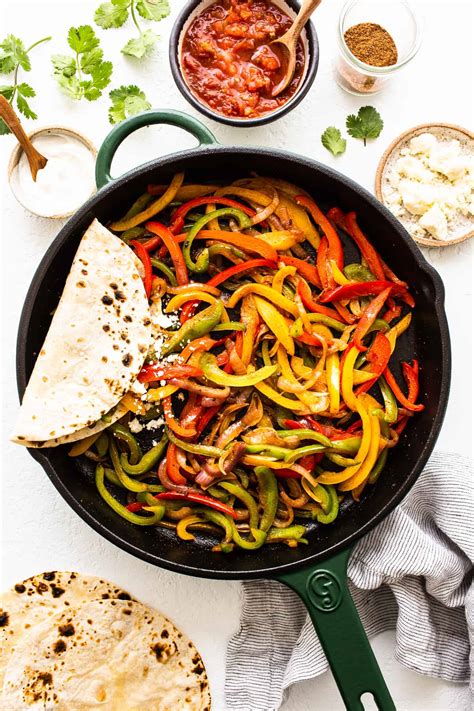 Better Than Chipotle Fajita Veggies - Fit Foodie Finds