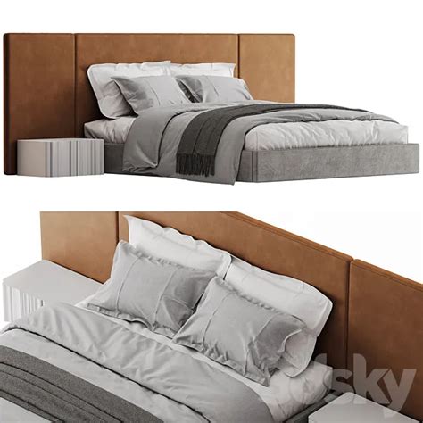 Bed and nightstand Storm 3ds Max – 3DSky Model Free
