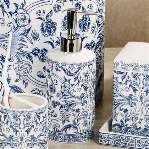 Blue And White Ceramic Bathroom Accessories – Rispa