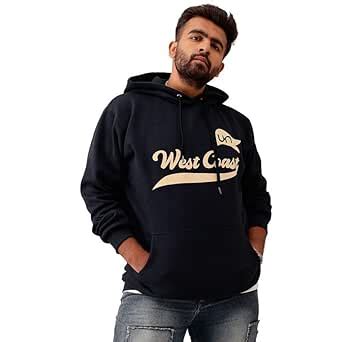 Buy UNSTD Men Plus Size Printed Hoodie | Oversized Fit | Winter Wear ...