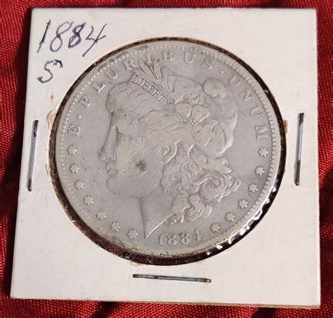 1884 S Morgan silver dollar coin $1 rare find mint San Francisco - For ...