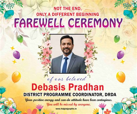 Farewell Ceremony Flex Banner Design PSD Template – Fully Editable 6x5 ...