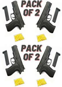 weezly Pistol Toy Gun P729 Combo with 300 BB Bullets for Kids and ...