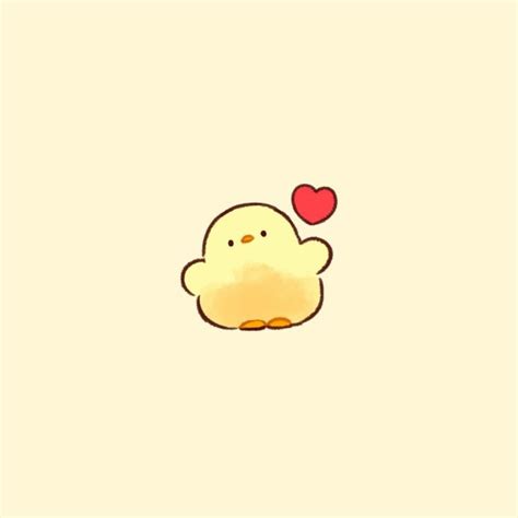 Cute duck icon | Cute cartoon drawings, Cute little drawings, Cute doodles