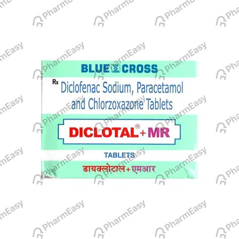 Diclotal Plus Mr Strip Of 10 Tablets: Uses, Side Effects, Price ...