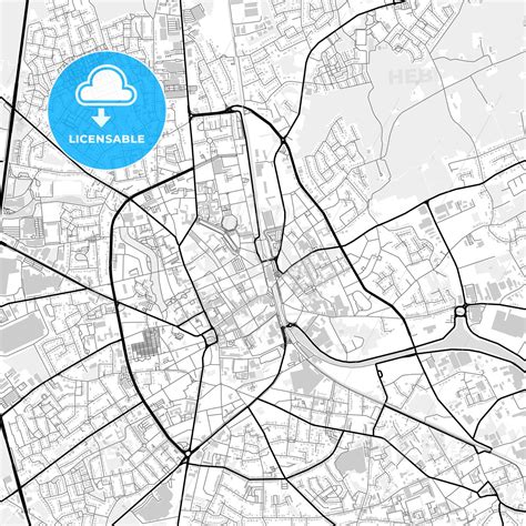 Map Of Roeselare Belgium