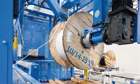 Cable cutting system from Kabelmat in use | HELUKABEL