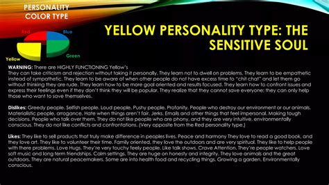 What personality color type are you? | PPTX