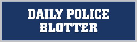 Daily Police Activity Log - Northern York County Regional Police Department