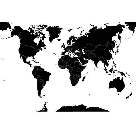World Map Vector High Resolution 的图像结果