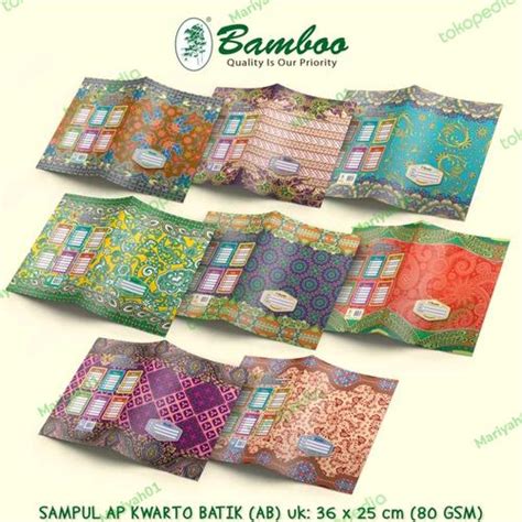 Jual SAMPUL BUKU KWARTO BATIK isi 20 lembar - Kab. Tangerang ...