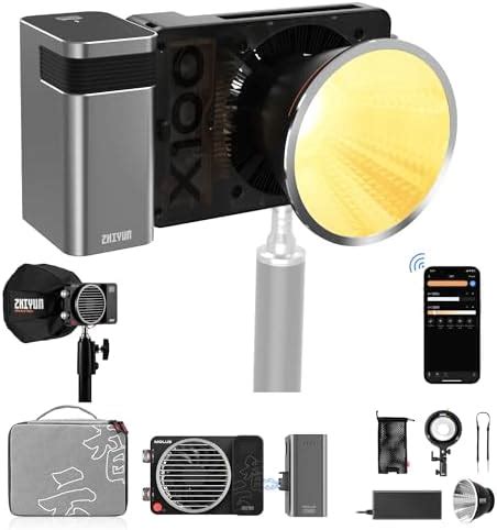 Zhiyun MOLUS X100 PRO 100w COB LED Video Light, 2700K-6500K Bi-Color ...