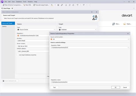 Schema Compare 的图像结果