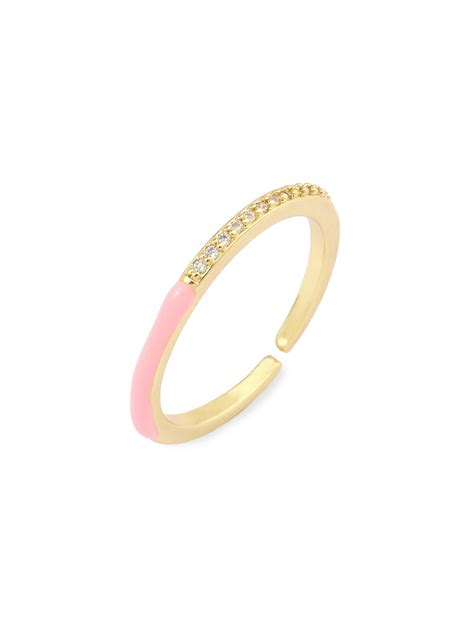 Buy Salty Sublime Love Pink Adjustable Ring Online