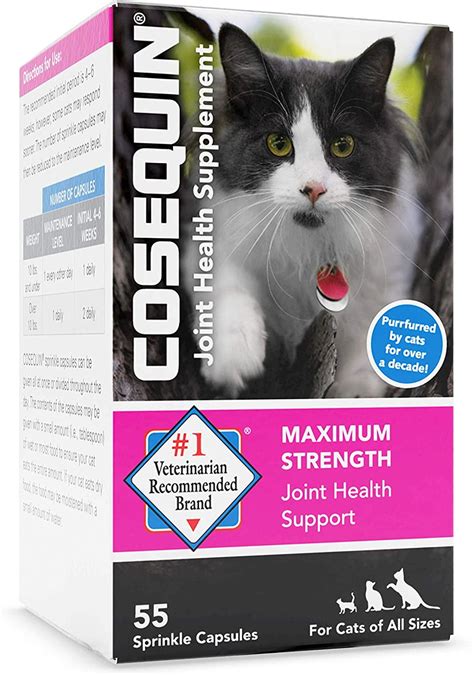 Nutramax Cosequin Joint Health Supplement for Cats, 55 Capsules ...