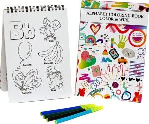 Learner's Bridge Colour and Wipe - Resusable Alphabet Book, Pictures ...