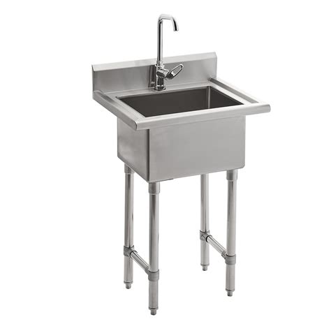 Rockpoint Basics Stainless Steel Sink With/Faucet Utility Sink at ...