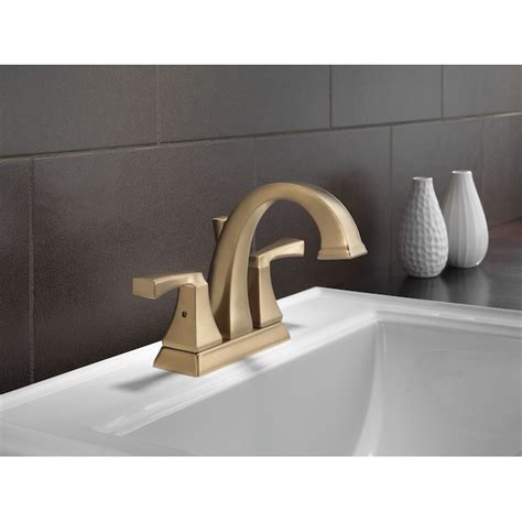 Delta Dryden Champagne Bronze 4-in centerset 2-Handle WaterSense ...