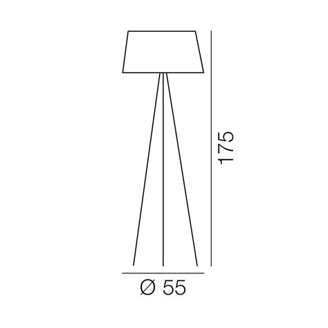 TRIPOD | Floor lamp Tripod Collection By KUNDALINI design Christophe Pillet