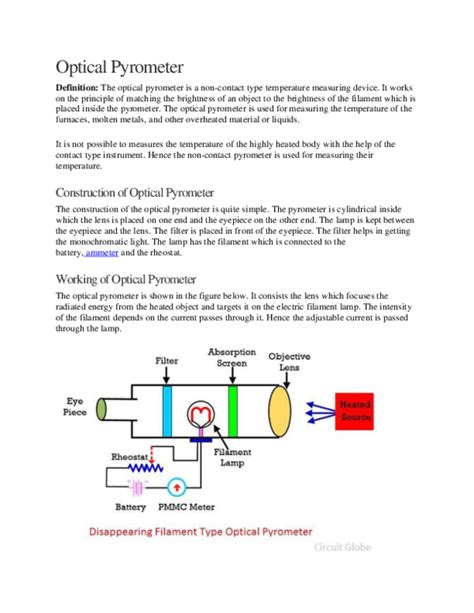 Disappearing Filament Optical Pyrometer 的图像结果
