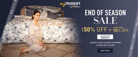 Buy Premium Bedsheets, Rugs, Towels, Bathrobes Online – myTrident India