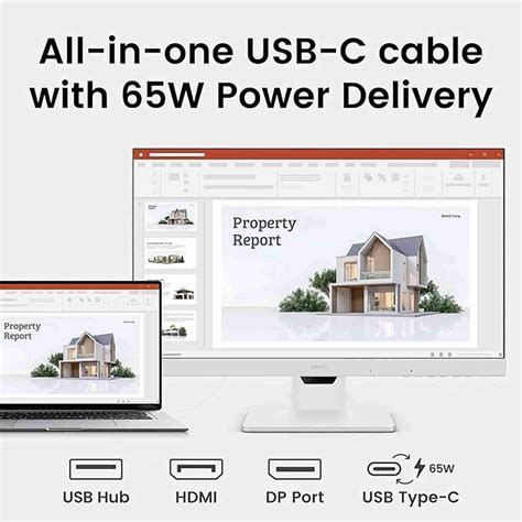 BenQ GW2486TC 60.96 cm (24 inch) Full HD LED Backlit IPS Panel with USB ...
