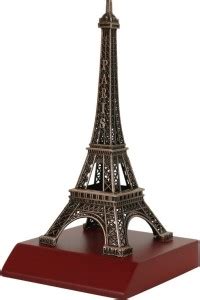 Keeratly Metal Paris Eiffel Tower Wood Base Table Decorative Showpiece ...