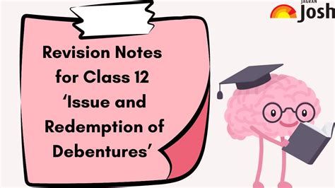 CBSE Class 12 Accountancy Chapter 2 Issue and Redemption of Debentures ...