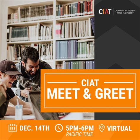 California Institute of Arts & Technology on LinkedIn: #ciatedu #ciatmeetandgreet