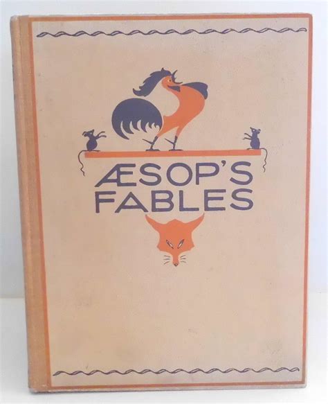 1930 Beautiful AESOP'S FABLES Book Illustrated By Nora FRY, Vintage ...