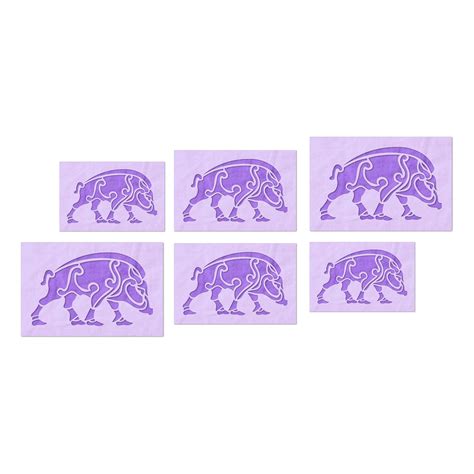 Stencil Stop Boar Stencil - Reusable for DIY Projects, Painting ...