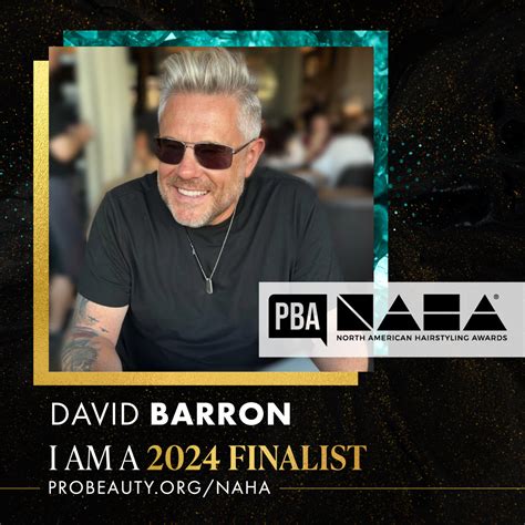 David Barron Named 2024 Texture Finalist by NAHA - Barron's London Salon