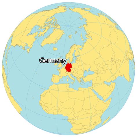 germany location on the map