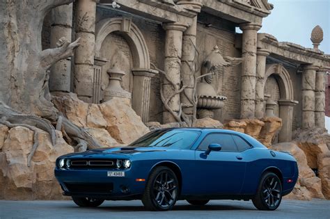 Rent Dodge Challenger Blue in Dubai - Sportscars - Octane.Rent