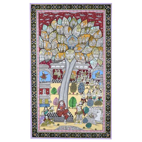 Beautiful Pattachitra Painting of Ramcharitmanas Sundar Kaand on Cloth ...