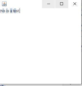 JTextArea 的图像结果
