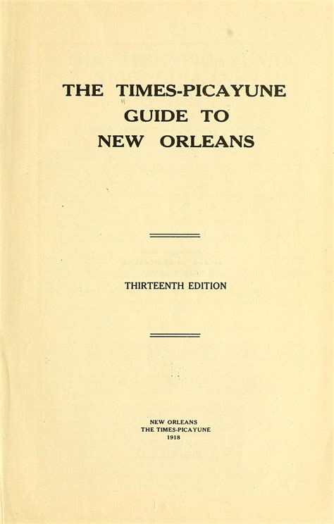 The Times-Picayune guide to New Orleans. | Library of Congress