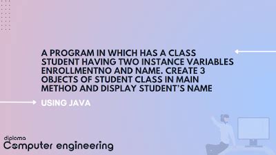 Image result for Write a Java Program to Create Student Class