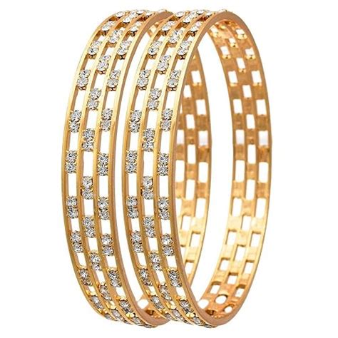 Buy Jewels Galaxy Copper Bangle for Women (Copper) (JG-BNS-559) at ...