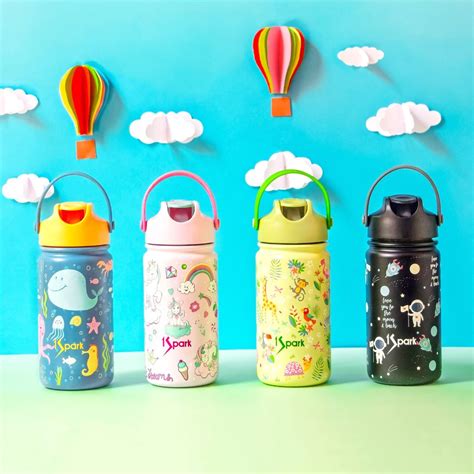 Kids Double Insulated Steel Bottles – 1Spark