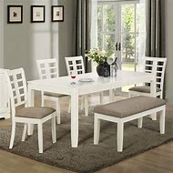 Image result for Dining Table Benches with Backs