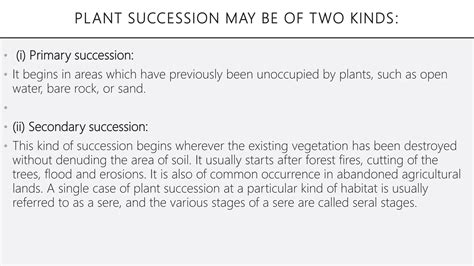 Plant succession | PPTX