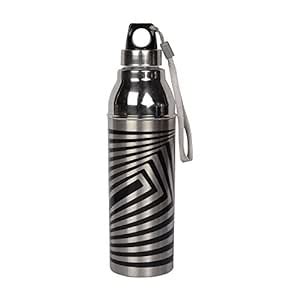 Buy JAYCO Insulated Stainless Steel Water Bottle - Steel Man, Stripes ...