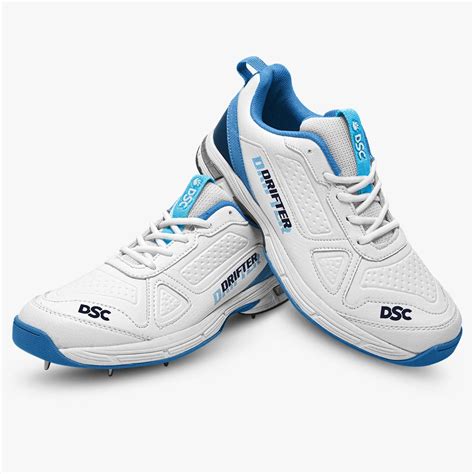 DSC Drifter Metal Spikes Cricket Shoes, Blue | High-Performance Cricke ...