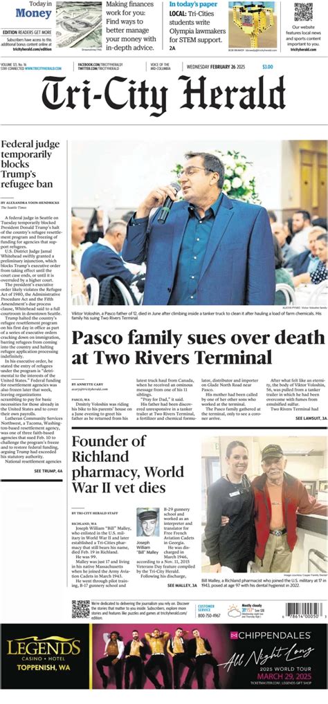 Tri-City Herald Newspaper Subscription | PressReader