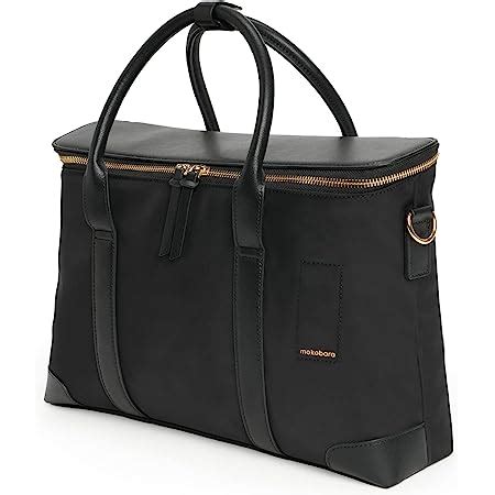 MOKOBARA The Briefcase Pro | Black Vegan Leather Water Resistant Laptop ...