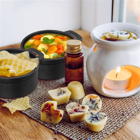 Snapklik.com : Suttmin 4 Pcs Mini Dutch Oven Small Round Iron Cocotte ...