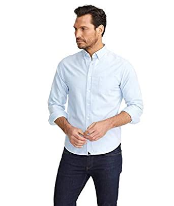 Buy UNTUCKit Rioja - Untucked Shirt for Men, Long Sleeve, Light Blue ...