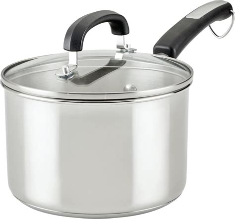 Amazon.com: Farberware Brilliance Stainless Steel Saucepan/Saucepot ...